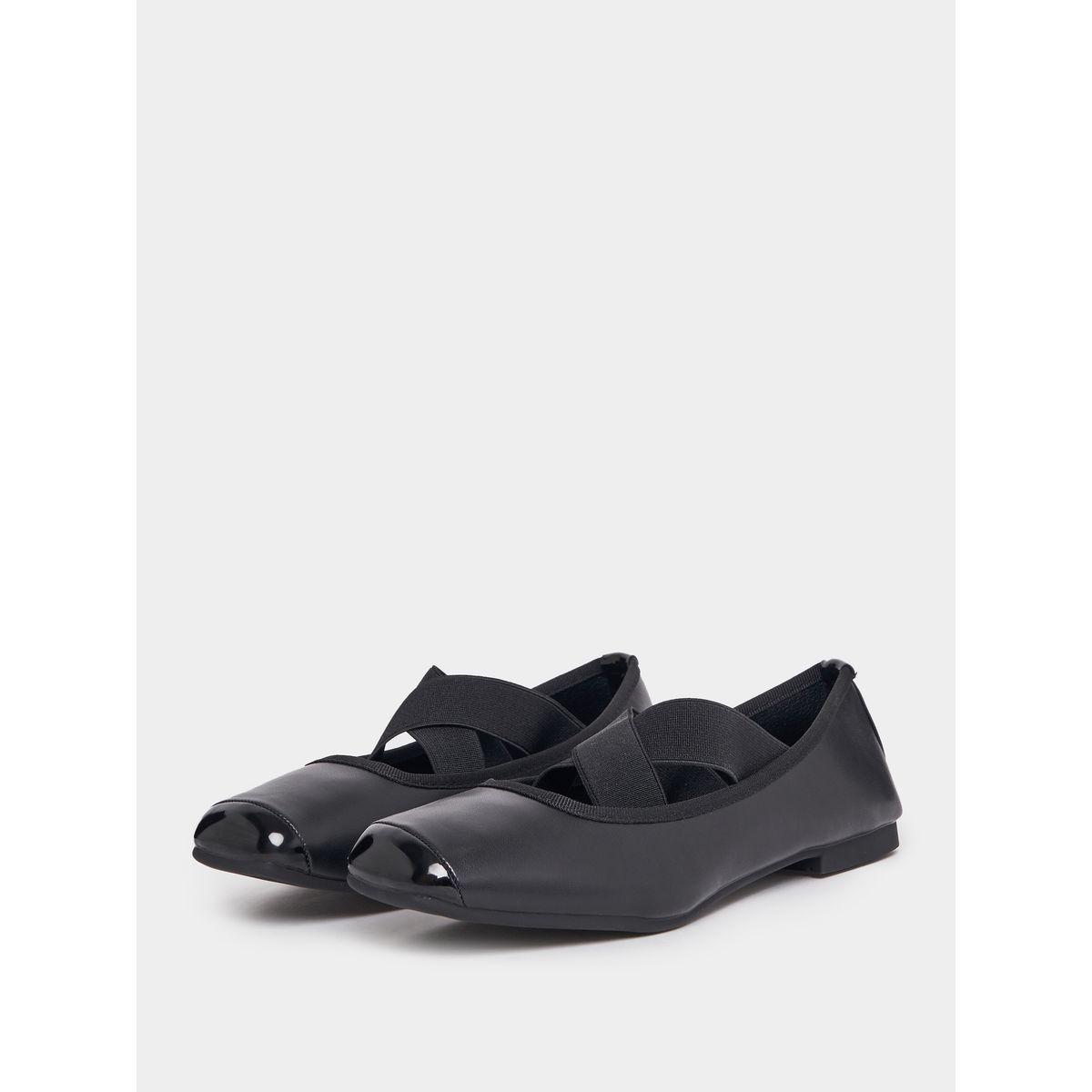 Styli Mary Jane Vintage Square Toe Ballerina Shoes-women-shoes-loafersandmoccasins-image-2
