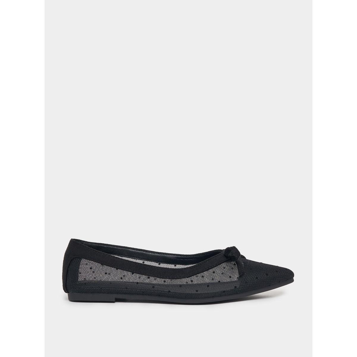 حذاء باليرينا بتفاصيل شبكية-women-shoes-loafersandmoccasins-image-1