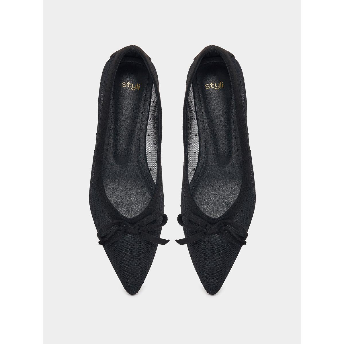 حذاء باليرينا بتفاصيل شبكية-women-shoes-loafersandmoccasins-image-4