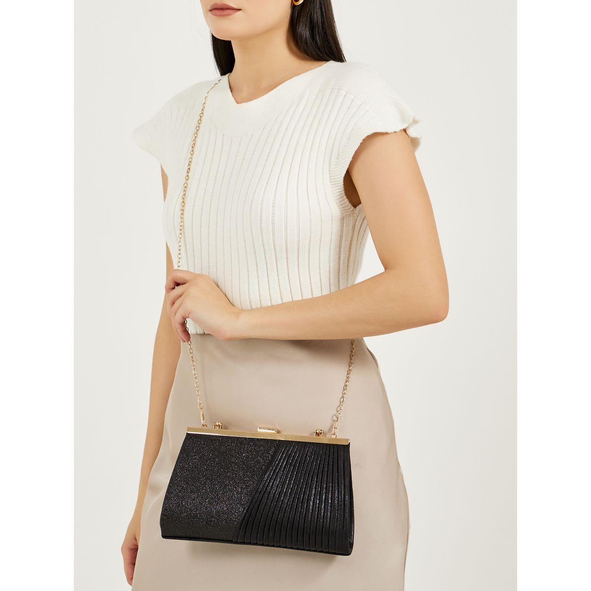 Styli Half Textured Clutch-women-bagsandwallets-handbags-image-2