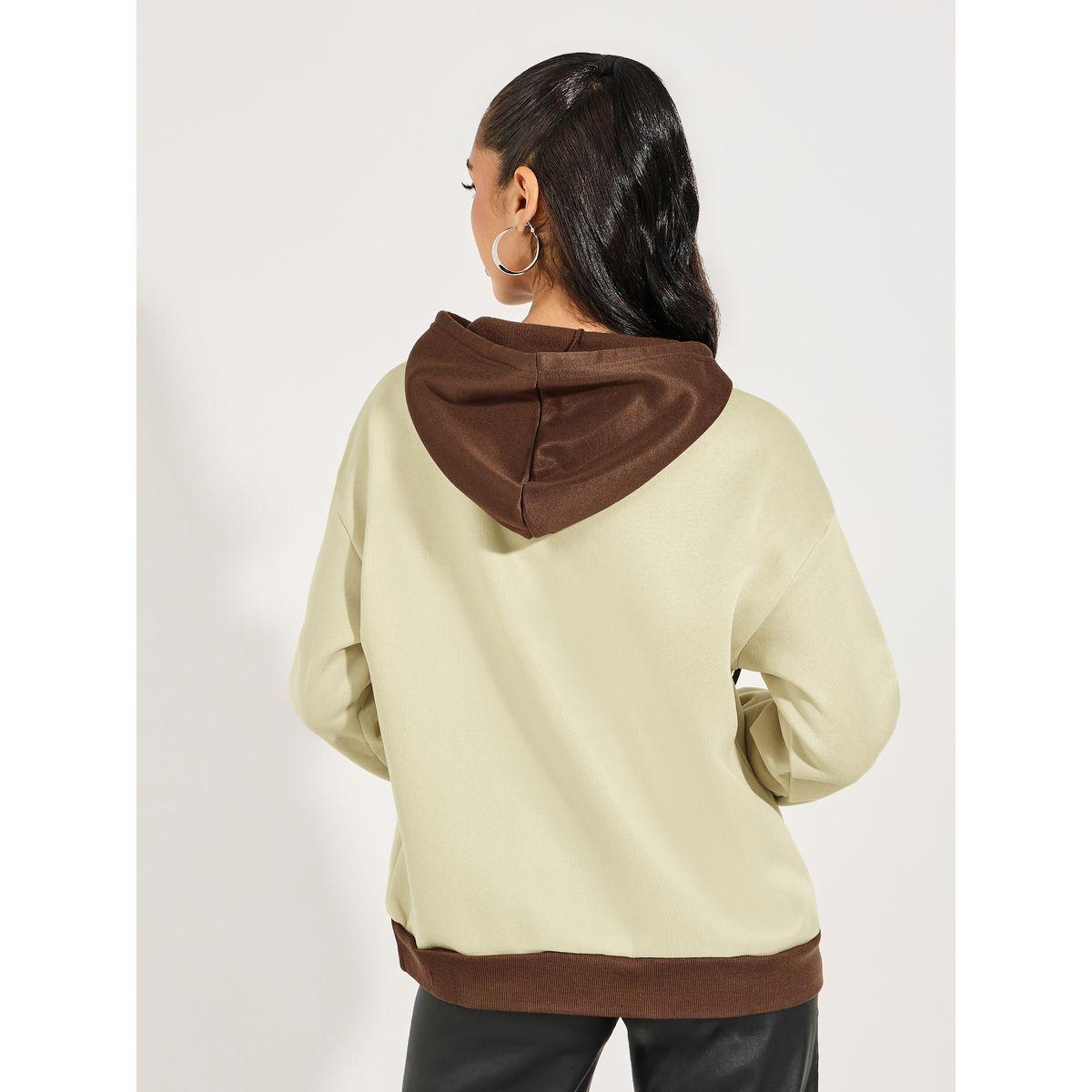 Styli Elevate Contrast Cuff Regular Fit Printed Hoodie-women-winterwear-hoodiesandsweatshirts-hoodies-image-4