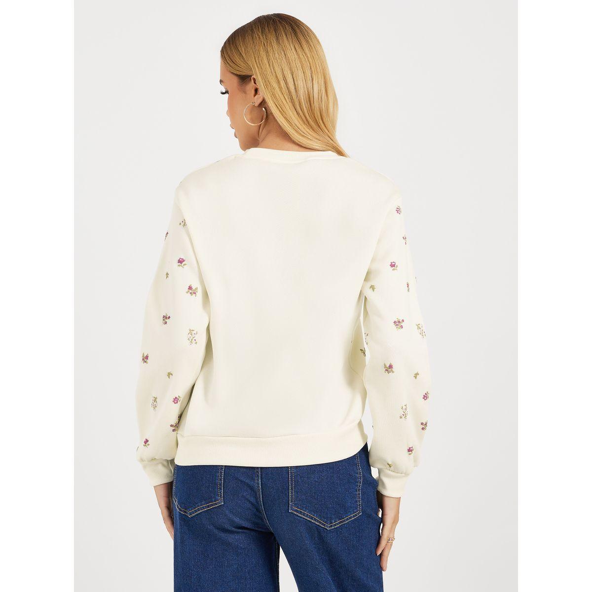 سويت شيرت بطبعة زهور وياقة دائرية-women-clothing-hoodiesandsweatshirts-sweatshirts-image-4