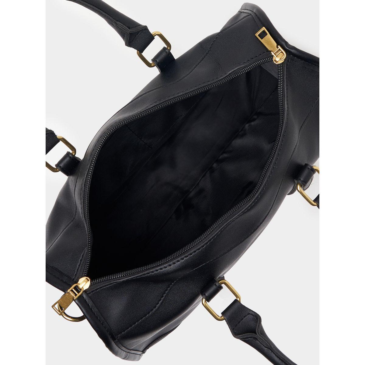 Styli Plain Handbag with Detachable Strap-women-bagsandwallets-handbags-image-4