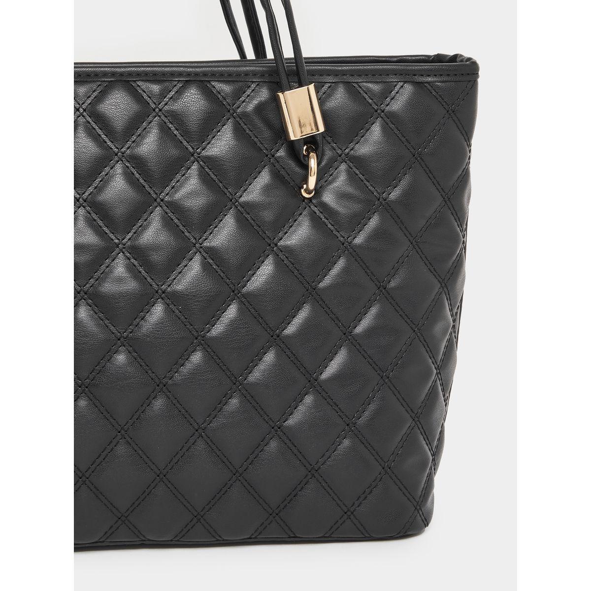 Styli Diamond Pattern Quilted Shoulder Bag-women-bagsandwallets-handbags-image-5
