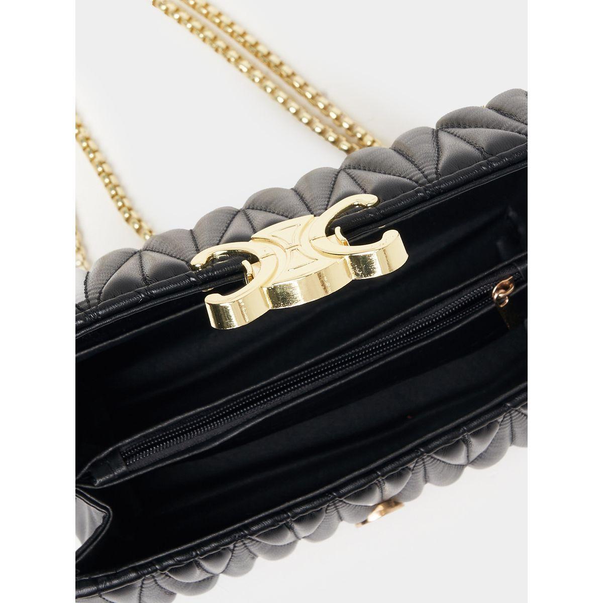شنطة كتف بتفاصيل بارزة الملمس-women-bagsandwallets-handbags-image-4