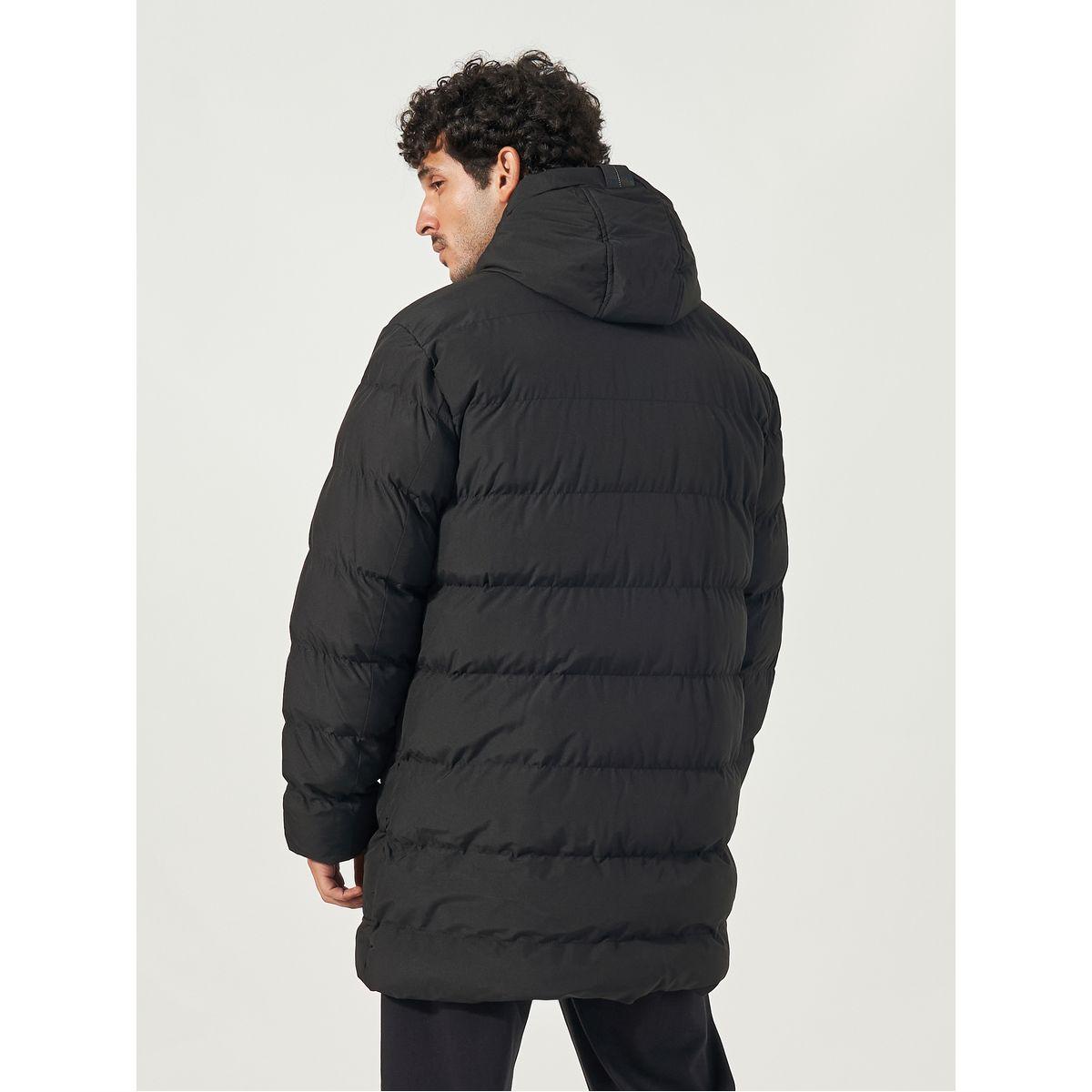 Styli Longline Hooded Parka Jacket with Drawstring Tape Detail-men-clothing-jacketsandblazers-jackets-image-6