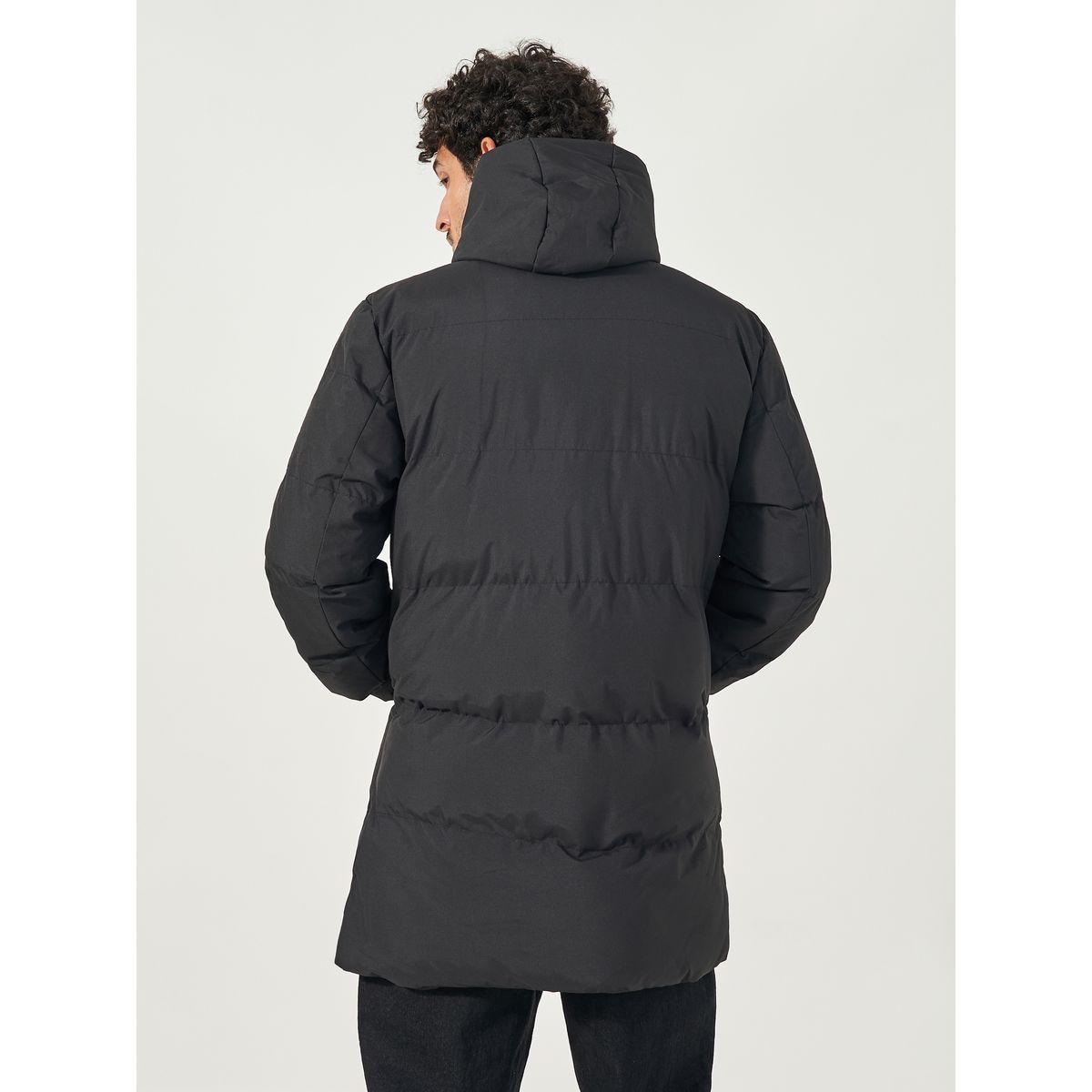 Styli Longline Hooded Parka Jacket with Drawstring Tape Detail-men-clothing-jacketsandblazers-jackets-image-6