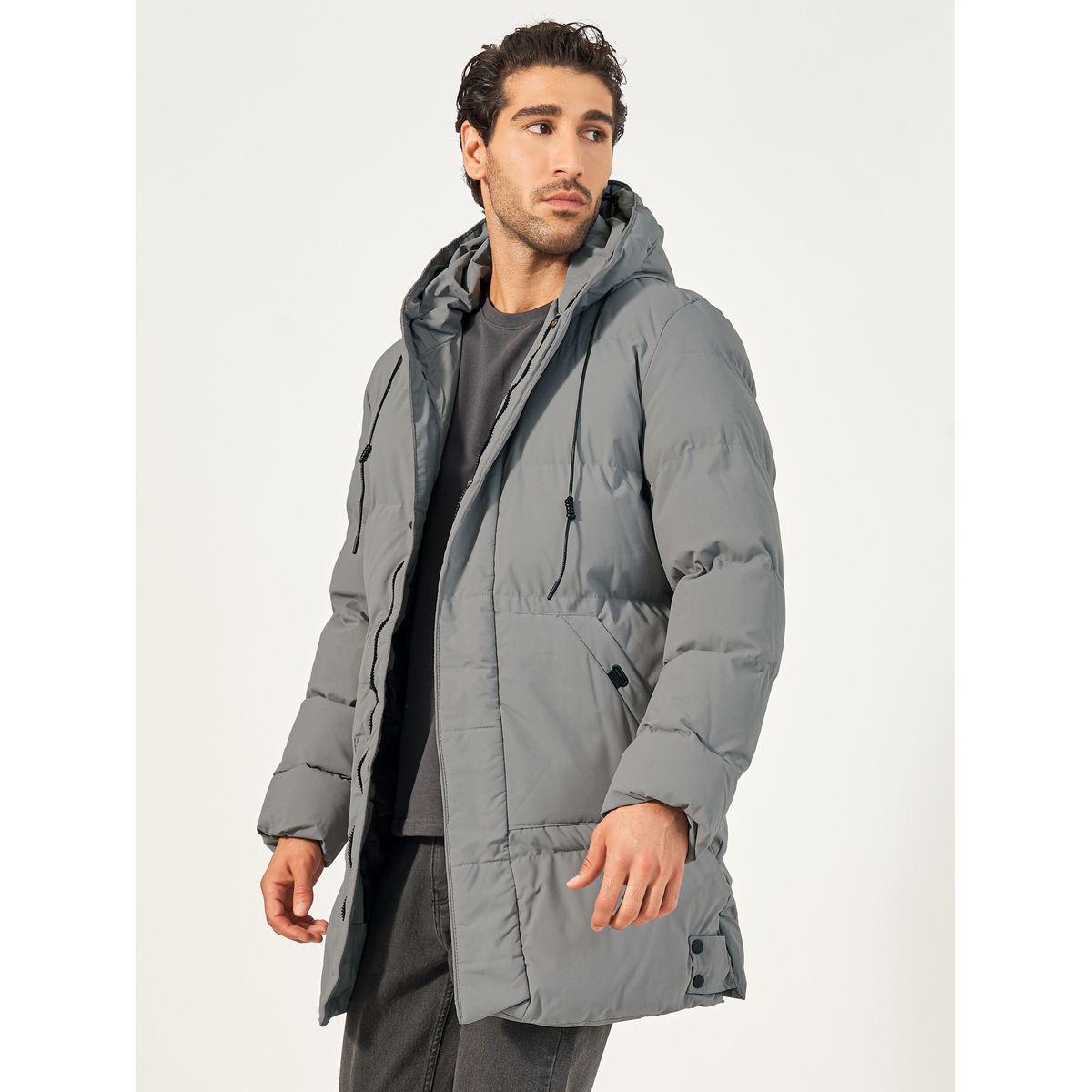 Styli Longline Hooded Parka Jacket with Drawstring Tape Detail-men-clothing-jacketsandblazers-jackets-image-3