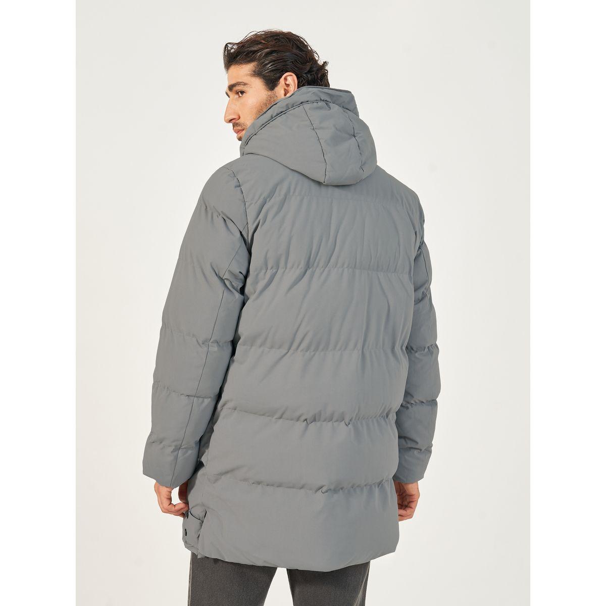 Styli Longline Hooded Parka Jacket with Drawstring Tape Detail-men-clothing-jacketsandblazers-jackets-image-5