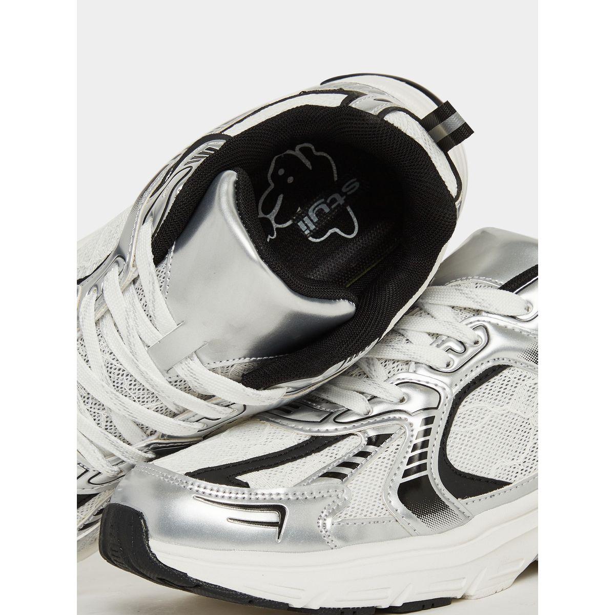Styli Textured Mesh Lace Up Sneakers-women-shoes-sneakers-image-3