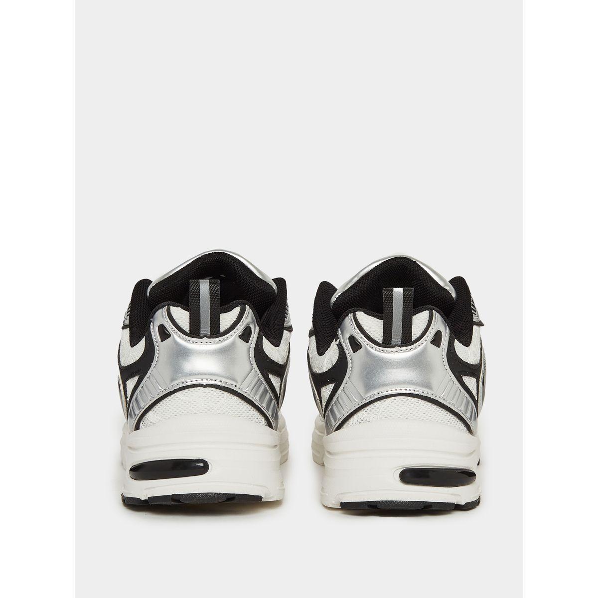 Styli Textured Mesh Lace Up Sneakers-women-shoes-sneakers-image-4