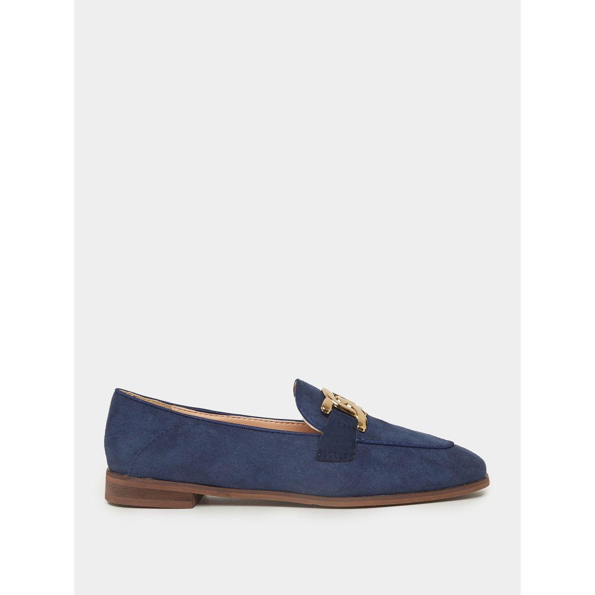 حذاء موكاسين مزين بجلد سويدي-women-shoes-loafersandmoccasins-image-3
