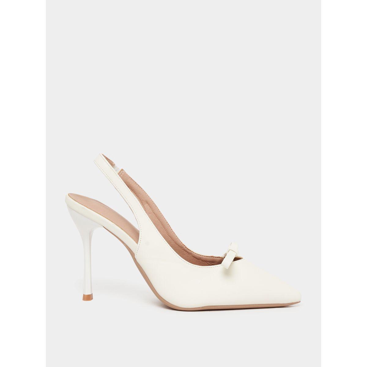 صندل سادة بمقدمة مدببة وسير خلفي-women-shoes-heels-image-2