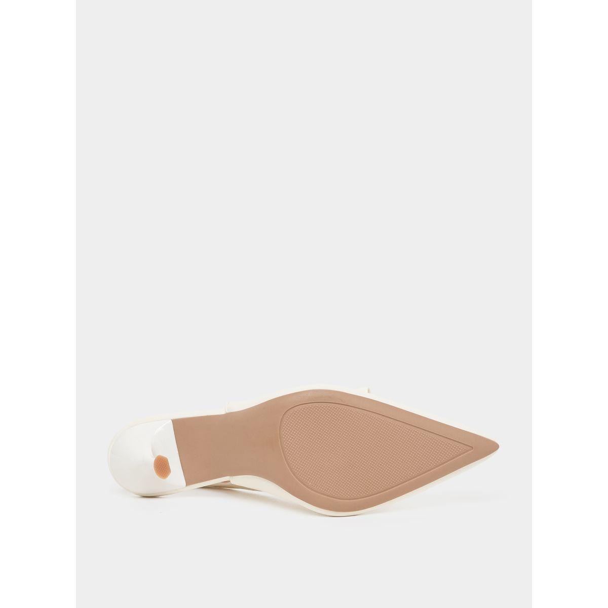 Styli Solid Pointed Toe Slingback Sandals-women-shoes-heels-image-7