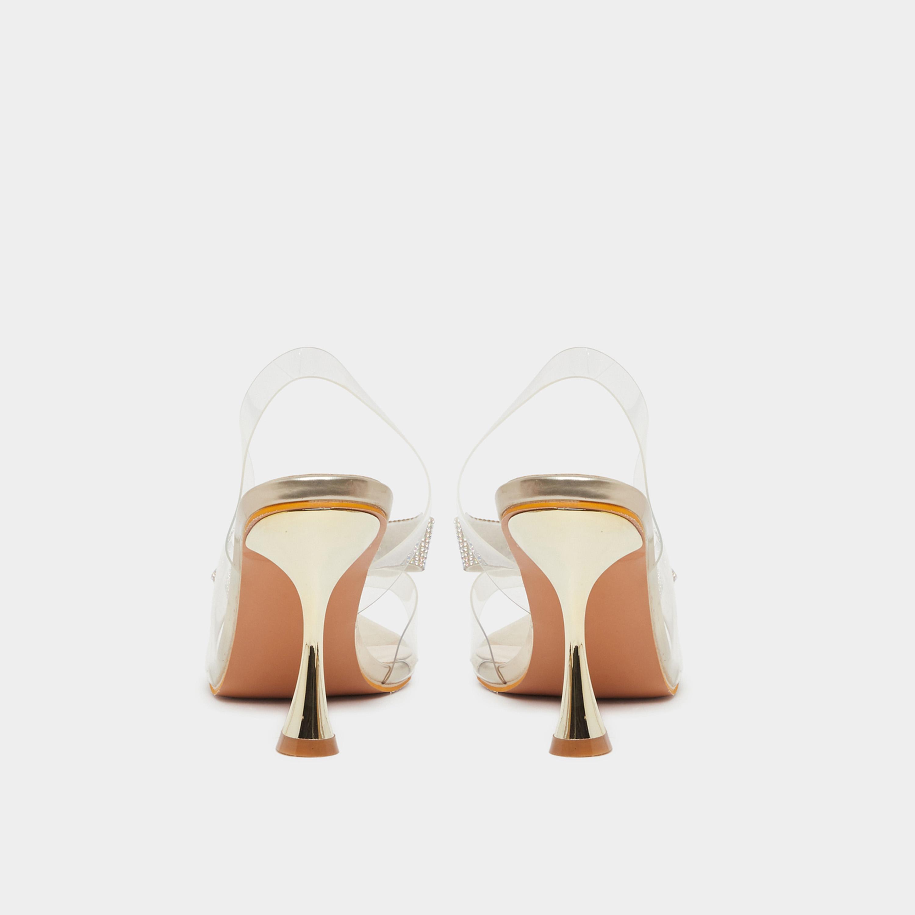 Styli Transparent Bow Accent Back Strap Sandals-women-shoes-sandals-heeled-image-4