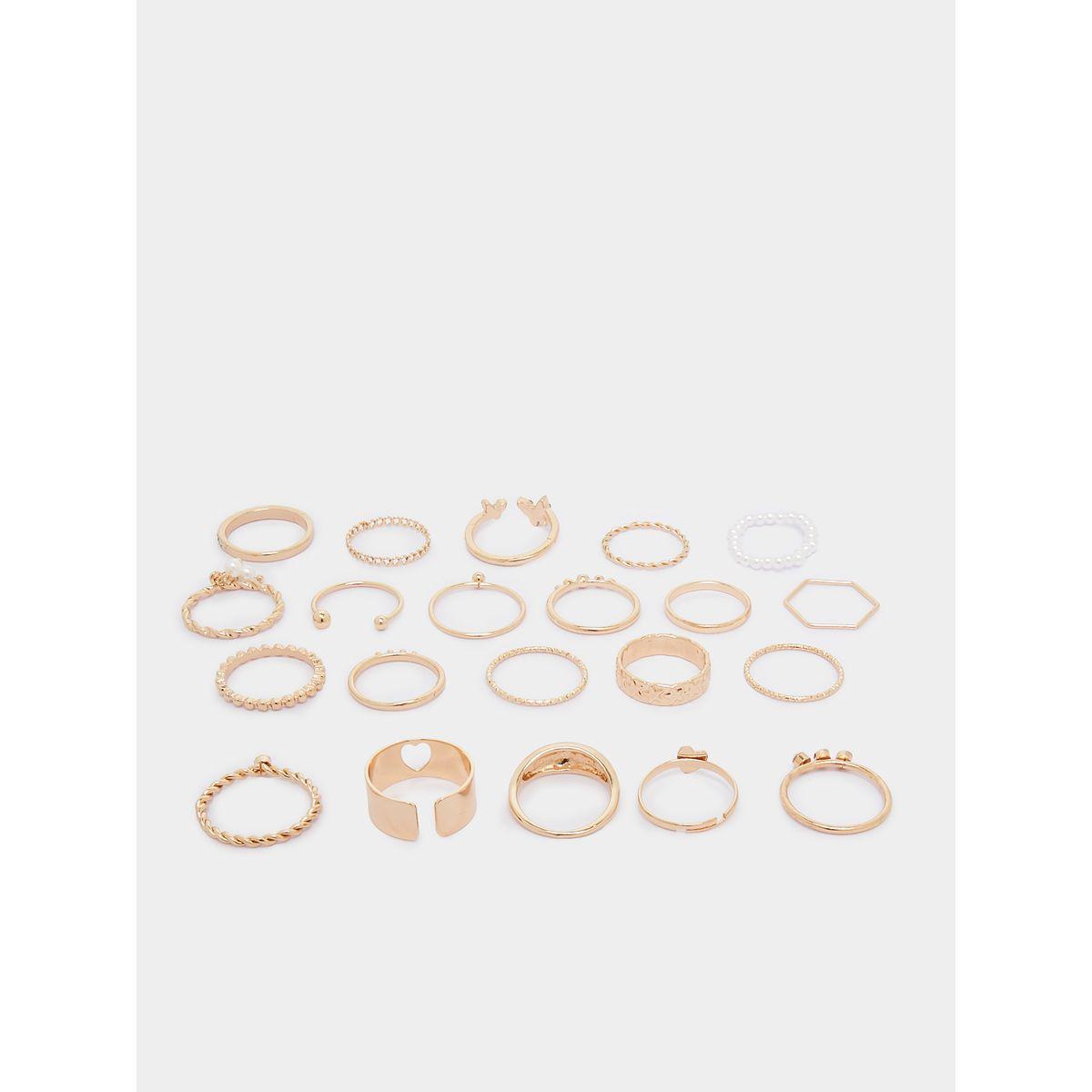 مجموعة من 21 خاتم كاجوال-women-watchesandjewellery-jewellery-rings-image-2