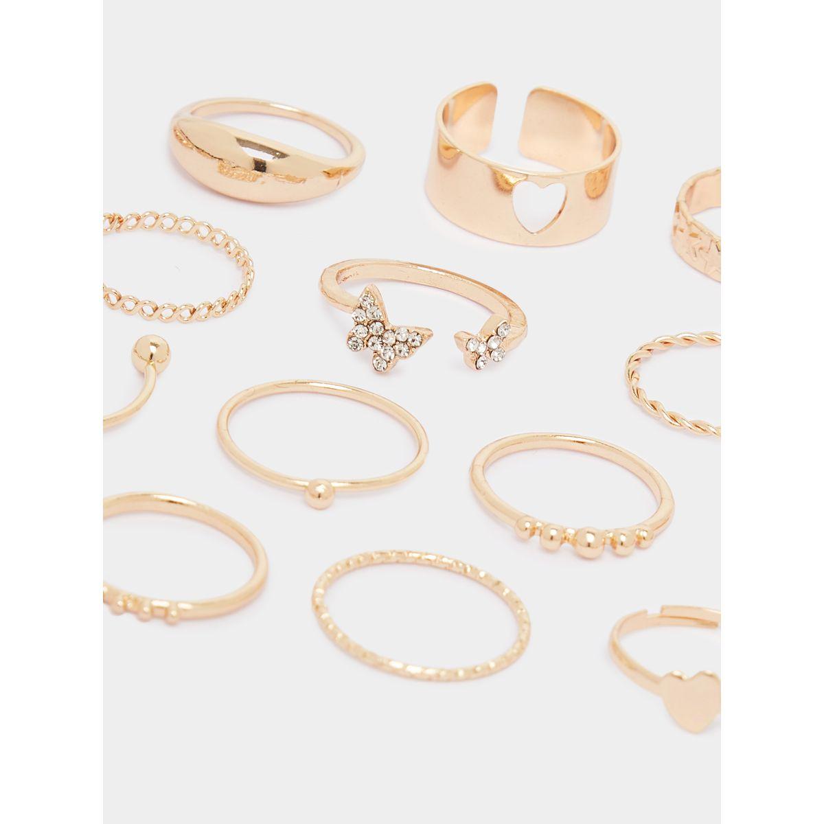 Styli Set of 21 - Assorted Embellished Rings-women-watchesandjewellery-jewellery-rings-image-3