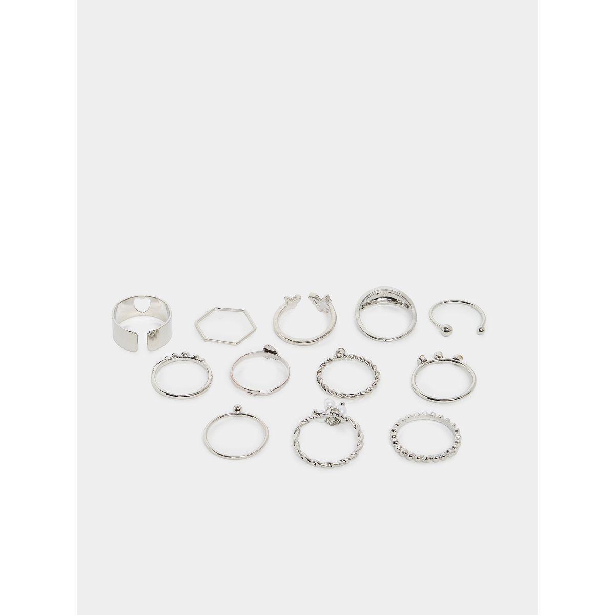 Styli Set of 21 - Assorted Embellished Rings-women-watchesandjewellery-jewellery-rings-image-2