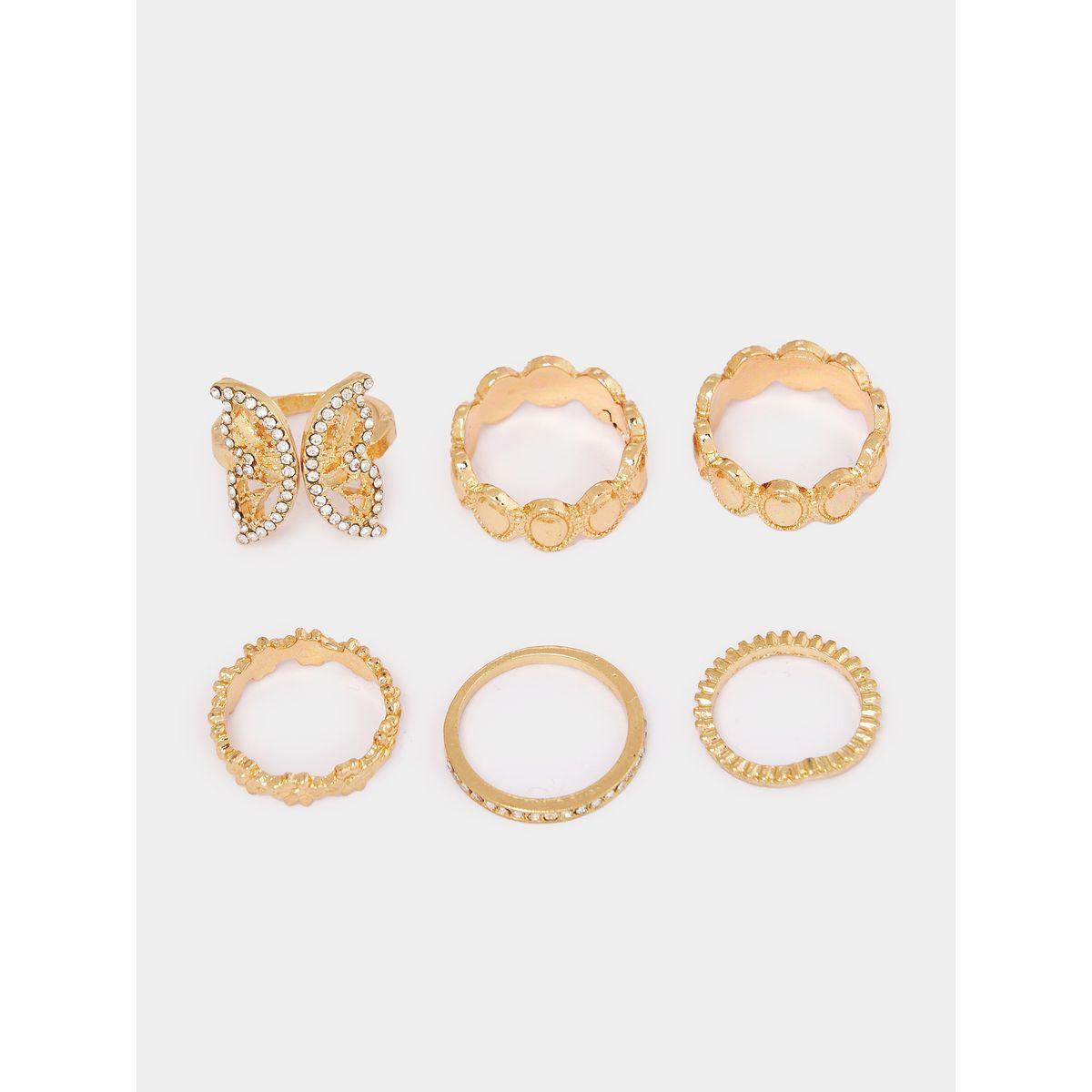 Styli Set of 10 - Butterfly Accent Assorted Rings-women-watchesandjewellery-jewellery-rings-image-3