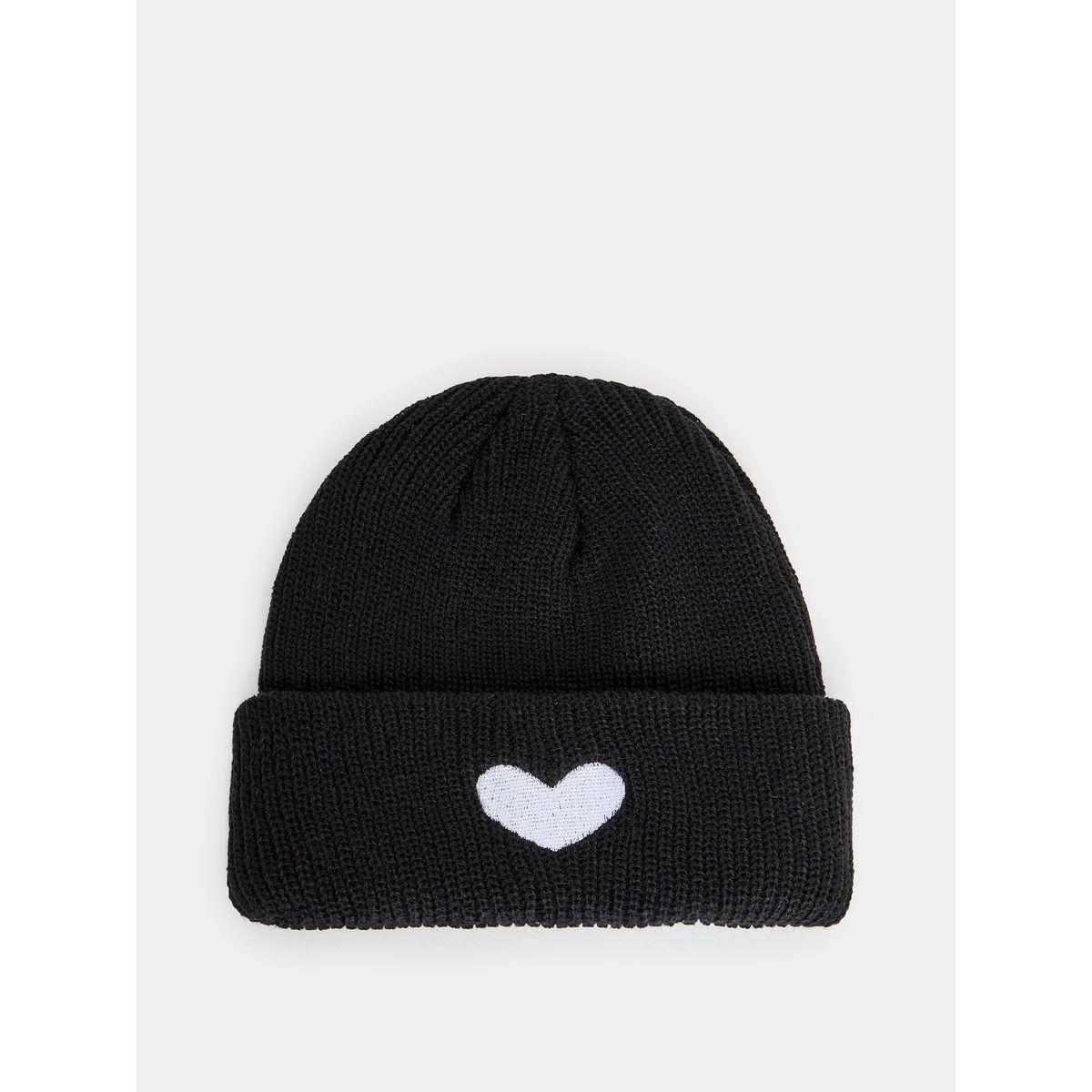 Styli Heart Accent Beanie-women-clothingaccessories-capsandhats-image-1