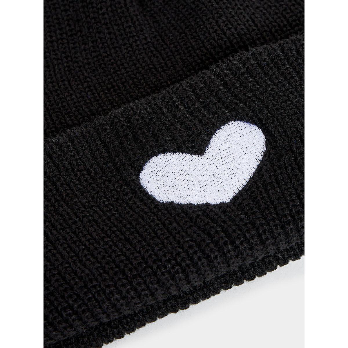 Styli Heart Accent Beanie-women-clothingaccessories-capsandhats-image-2