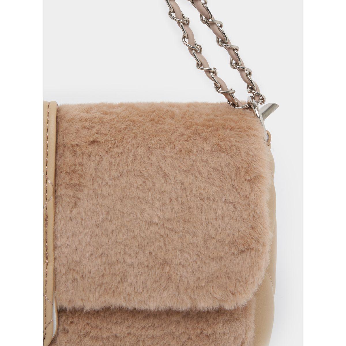 شنطة كروس بقفل دوار وفرو صناعي-women-bagsandwallets-handbags-image-5