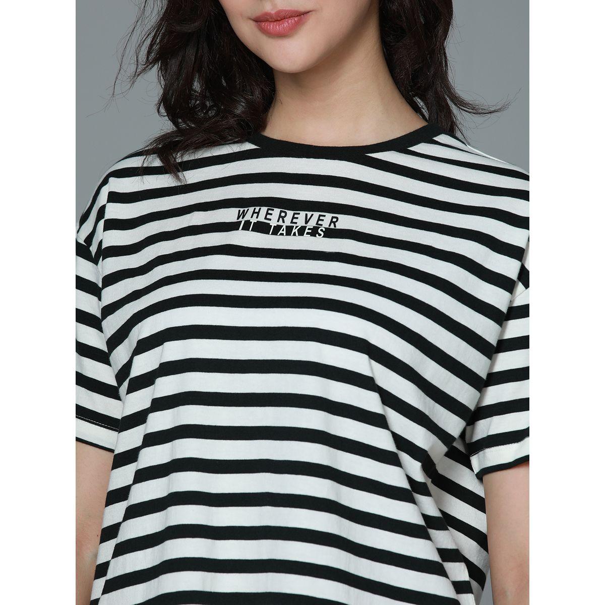 High Star X Styli  Boxy Fit Striped T-Shirt-women-clothing-tshirts-image-4
