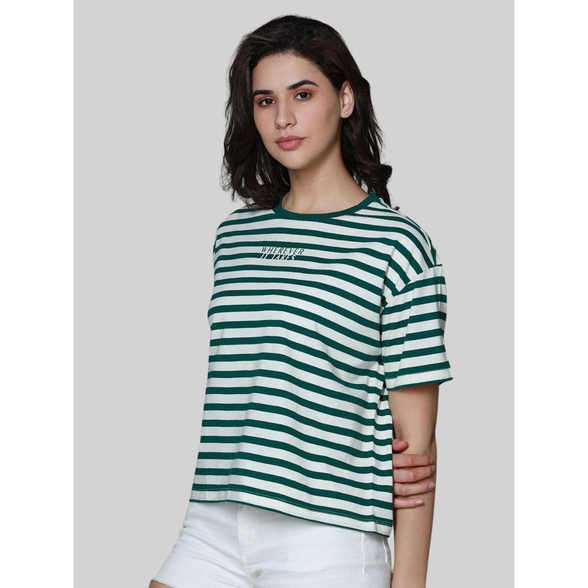 High Star X Styli  Boxy Fit Striped T-Shirt-women-clothing-tshirts-image-1