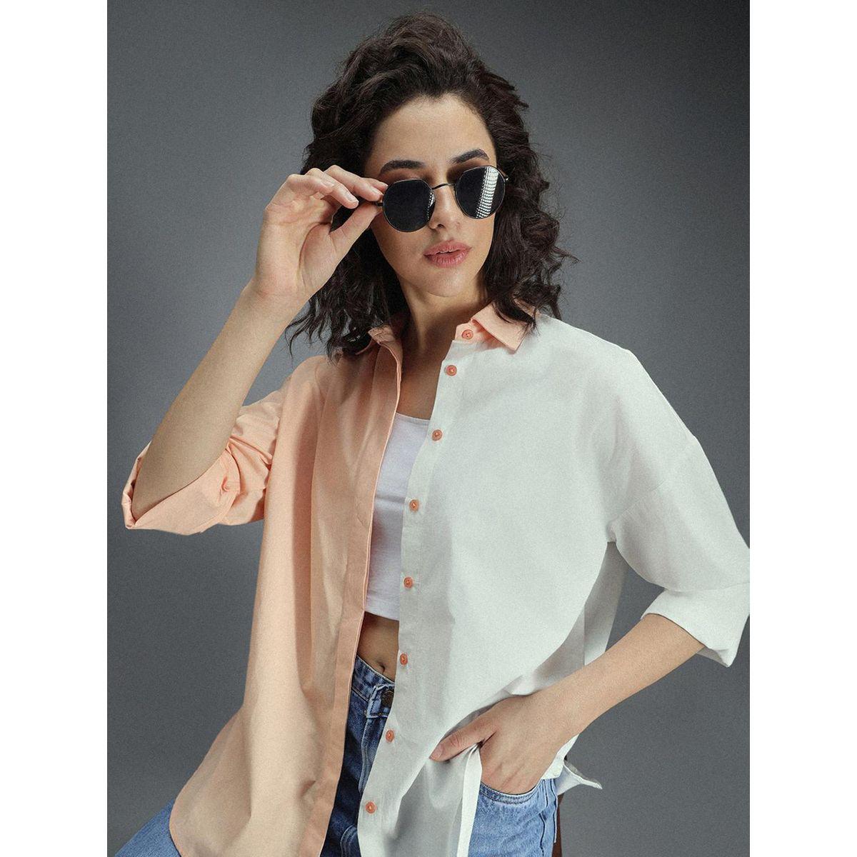 High Star X Styli  Classic Oversized Color Block Casual Shirt-women-clothing-shirtsandblouses-shirts-image-6