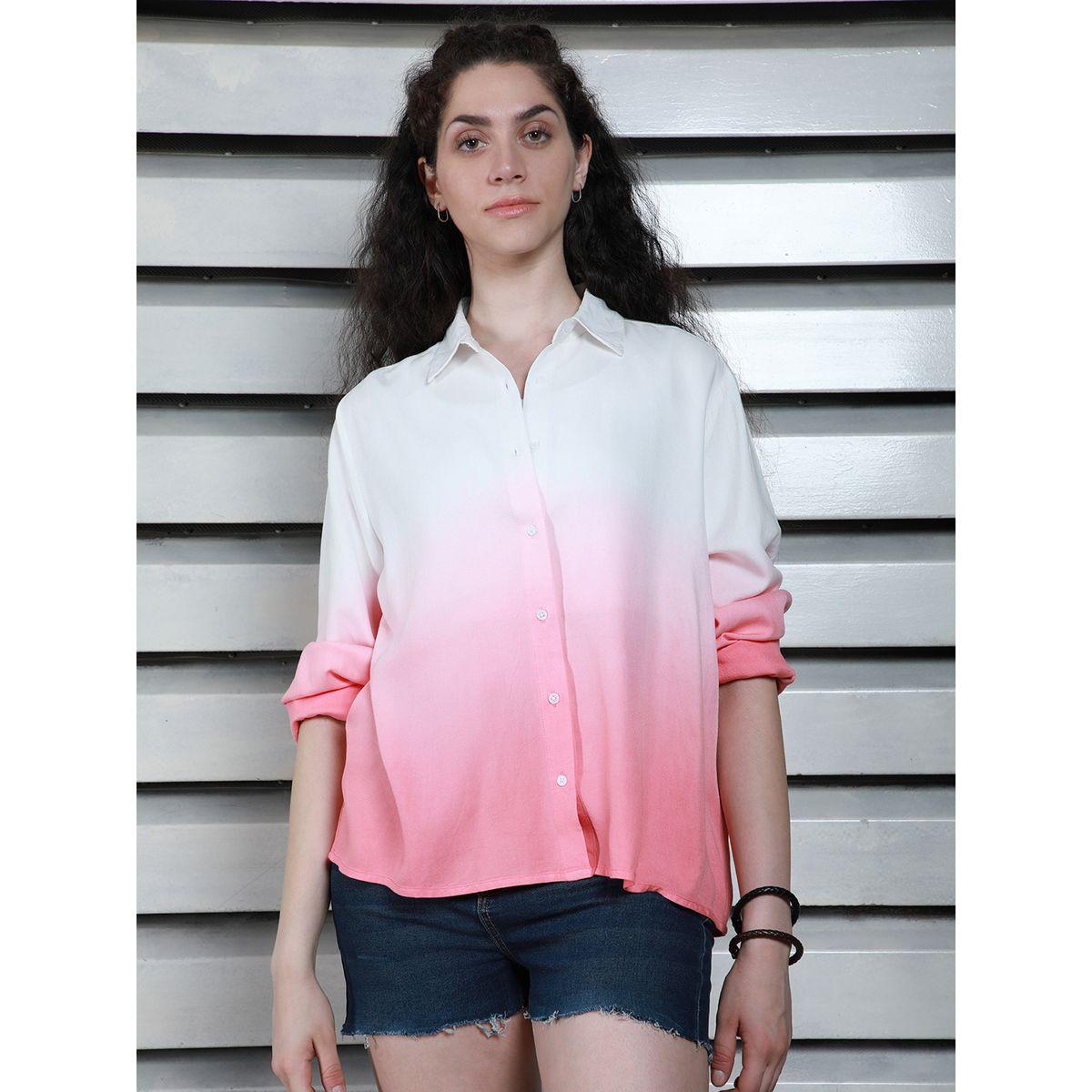 High Star X Styli  Ombre Printed Boxy Casual Shirt-women-clothing-shirtsandblouses-shirts-image-3