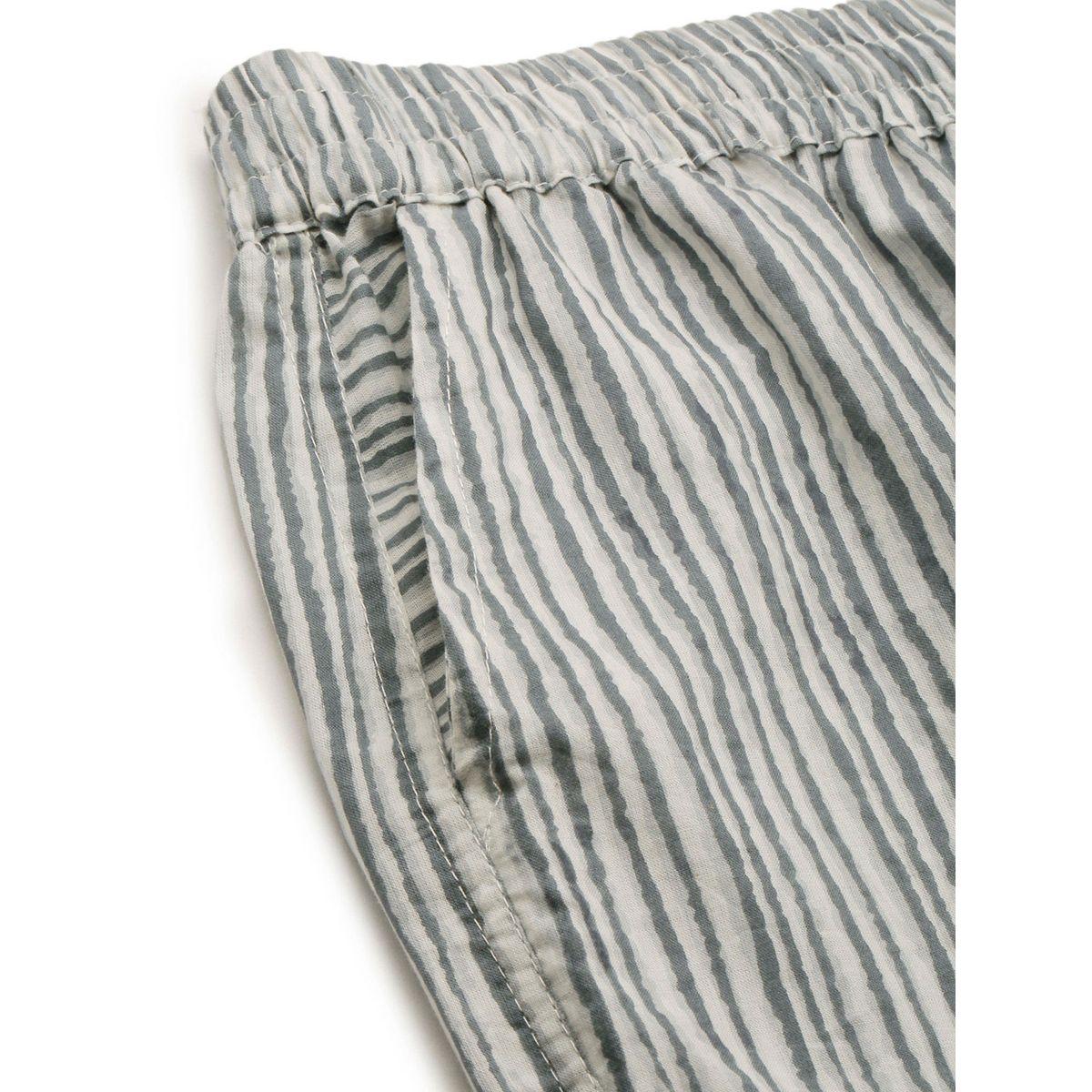 مجموعة من شورت وبلوزة مخططة بلا أكمام سانسكريتي هومز × ستايلي-women-clothing-nightwear-pyjamas-shortsets-image-4
