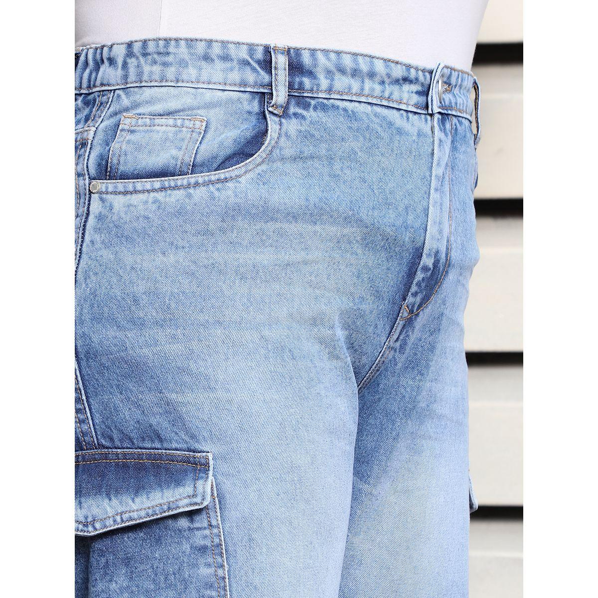 جينز كارجو بمقاس كبير وأرجل واسعة هاي ستار × ستايلي-women-clothing-bottoms-jeans-image-5