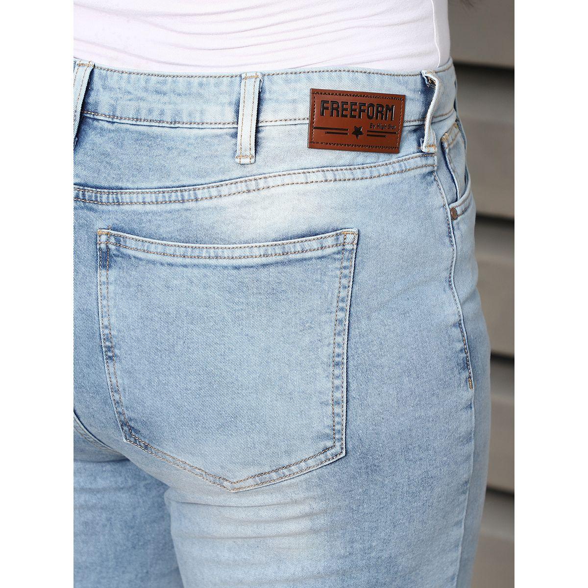 جينز بمقاس كبير وقصة سليم فت هاي ستار × ستايلي-women-clothing-bottoms-jeans-image-6