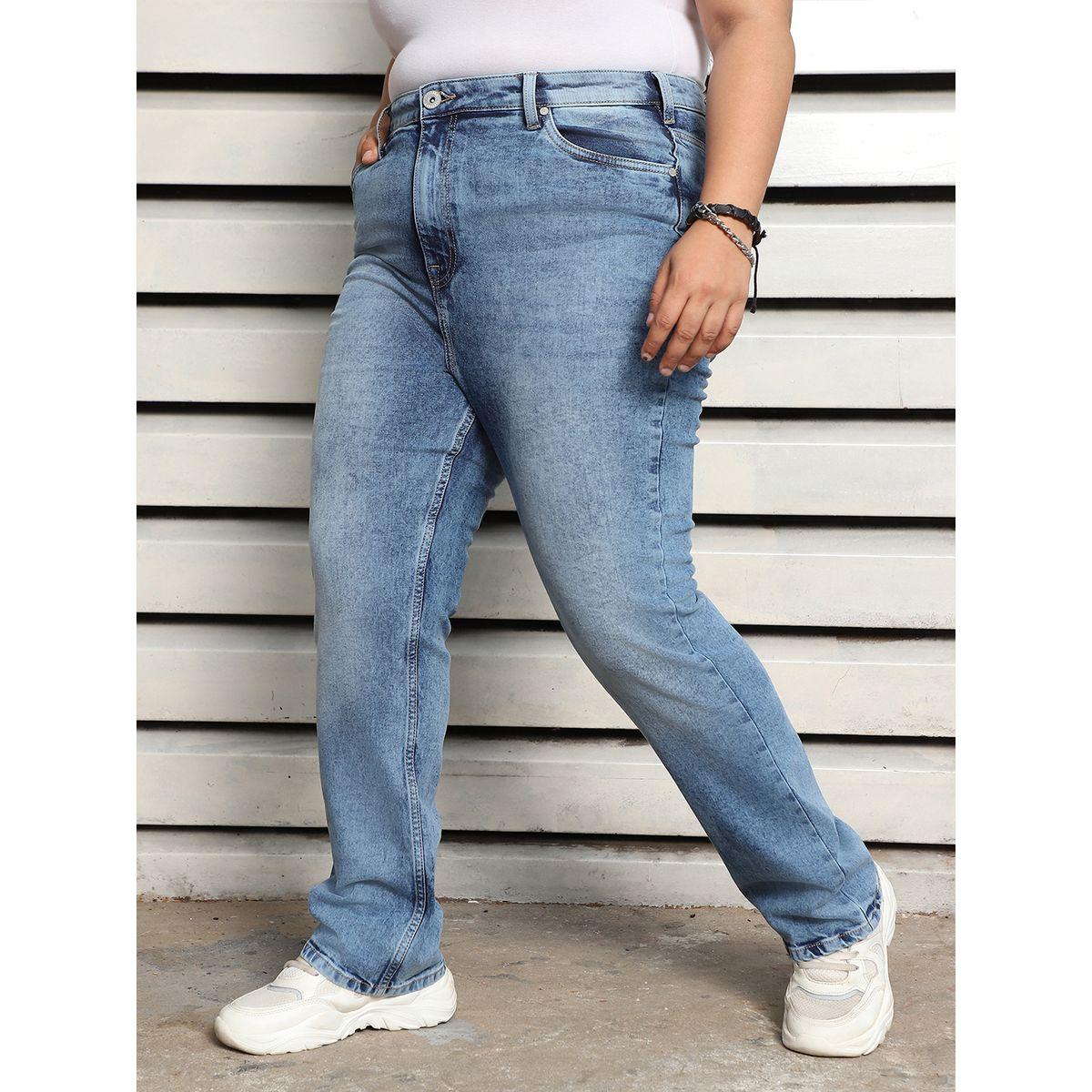 جينز بمقاس كبير وخصر عالي هاي ستار × ستايلي-women-clothing-bottoms-jeans-image-3