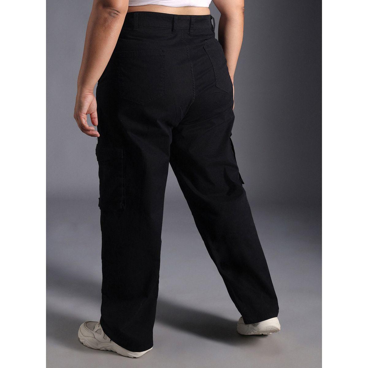 High Star X Styli Plus Size High Rise Straight Leg Cargo Pants-women-clothing-bottoms-trousers-image-3