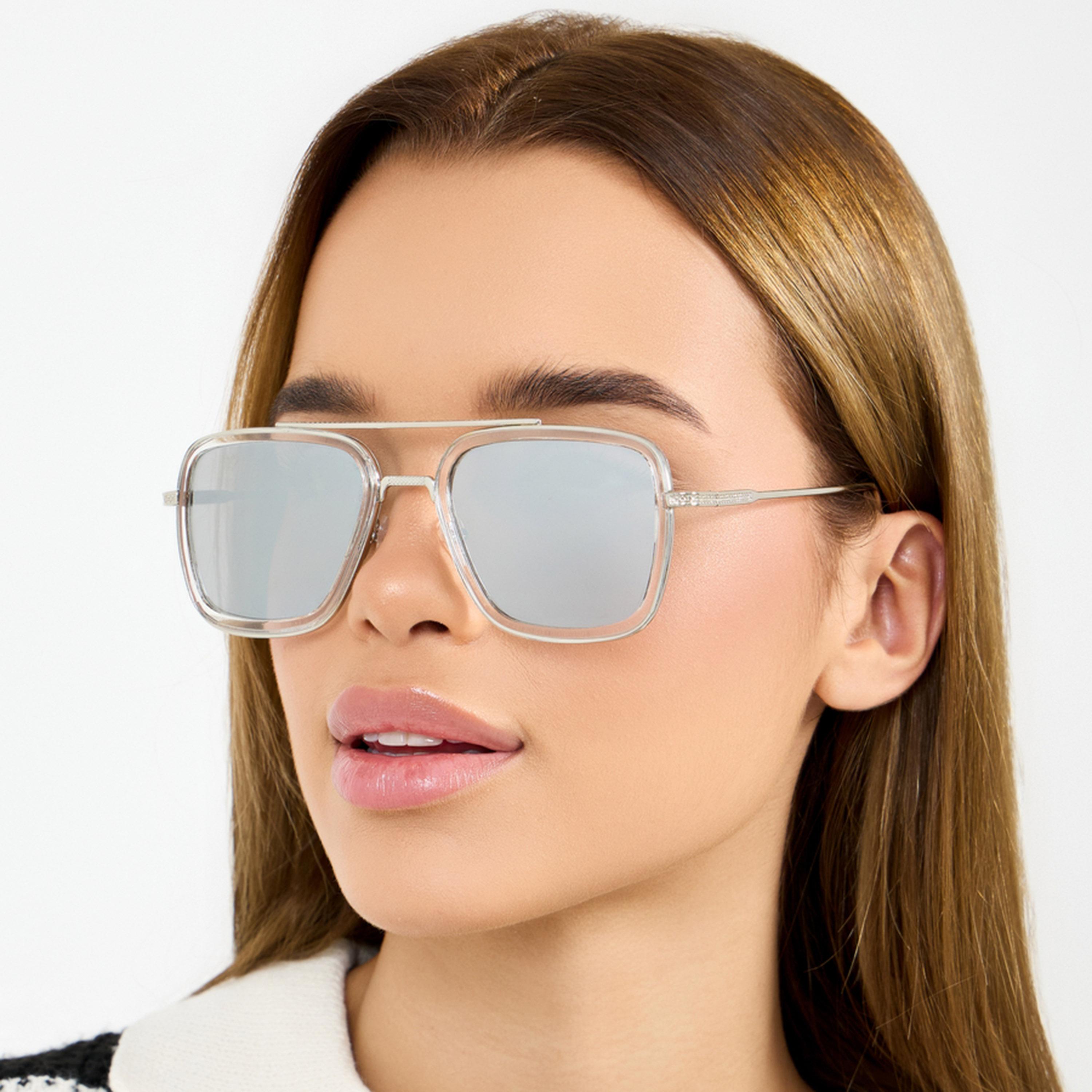 ستايلي - نظارة شمسية بتصميم مربع وإطار رفيع-women-sunglasses-image-2