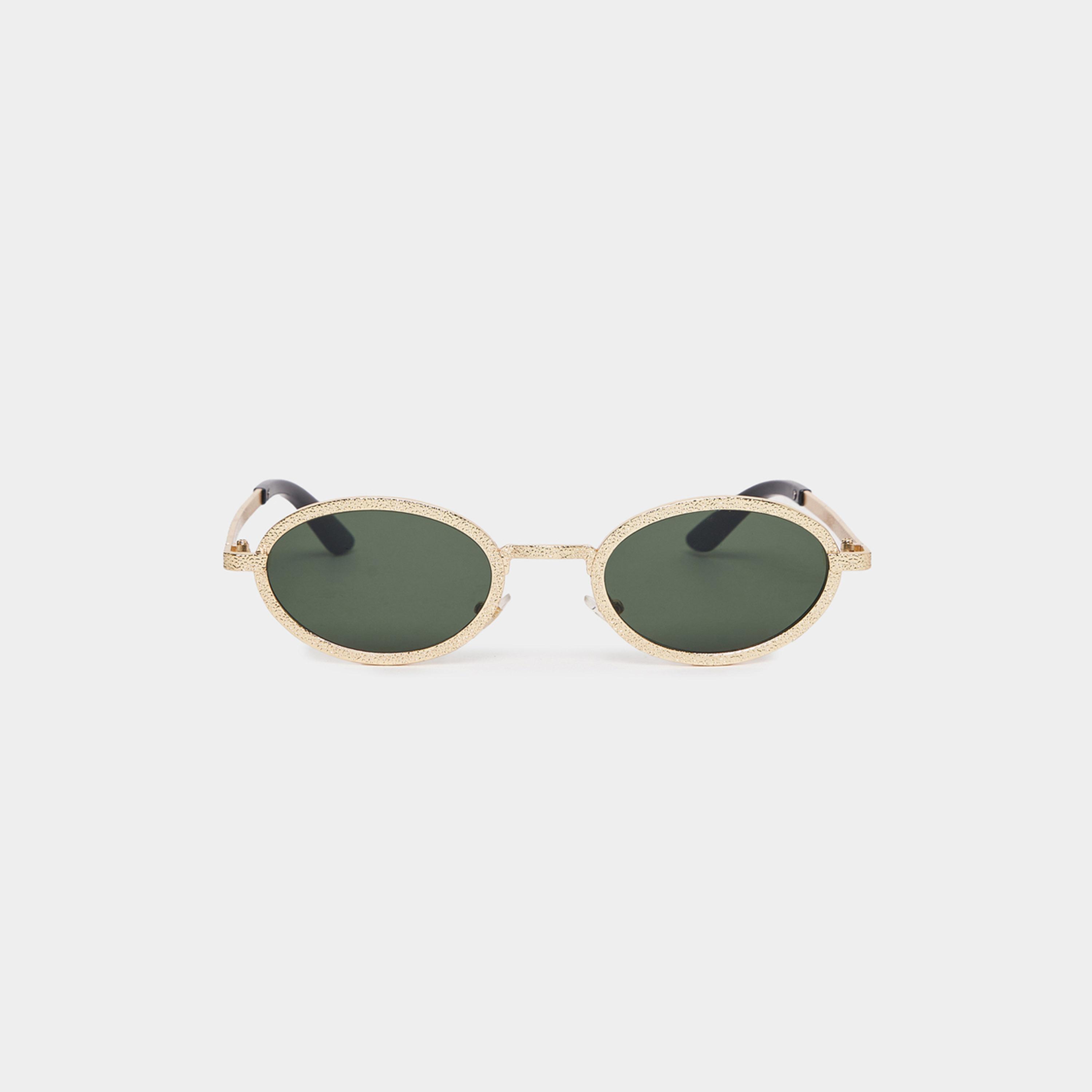Styli Textured Frame Round Sunglasses-women-sunglasses-image-3