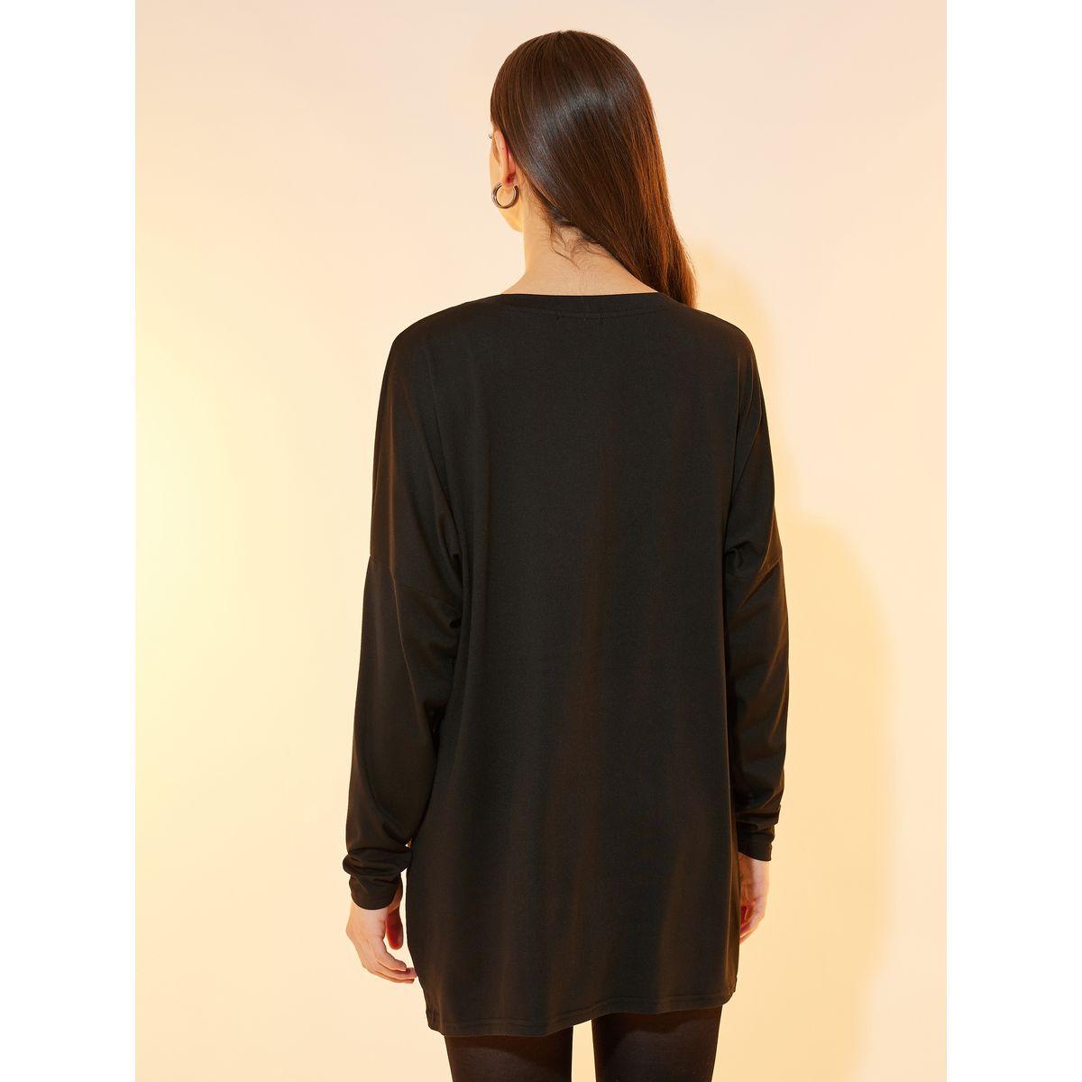 Styli Dropped Shoulder Front Pocket Knit Top-women-clothing-shirtsandblouses-blouses-image-4