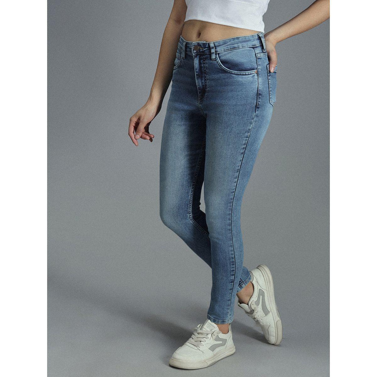 High Star X Styli  Skinny Fit High Rise Faded Stretchable Jeans-women-clothing-bottoms-jeans-image-1
