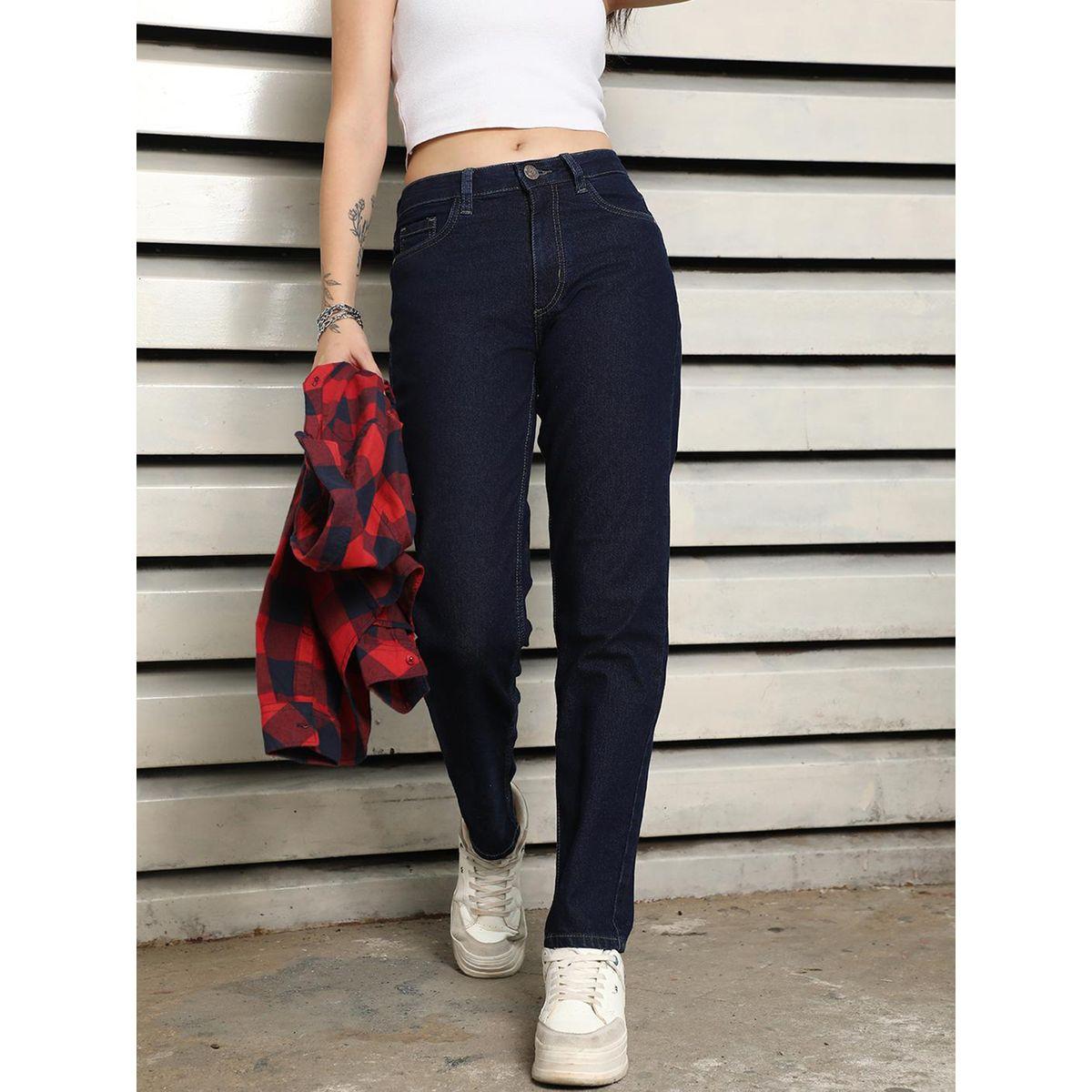 High Star X Styli  Slim Fit High Rise Clean Look Stretchable Jeans-women-clothing-bottoms-jeans-image-1