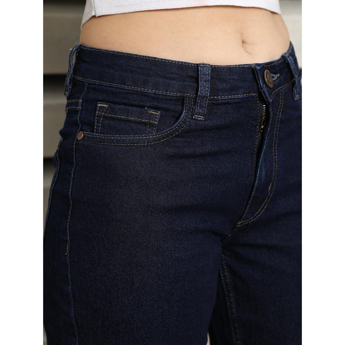 جينز بقصة سليم فت وخصر عالي هاي ستار × ستايلي-women-clothing-bottoms-jeans-image-4