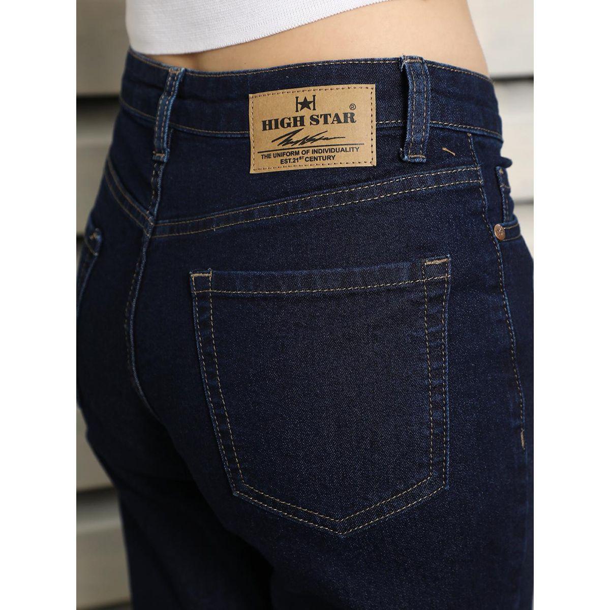 High Star X Styli  Slim Fit High Rise Clean Look Stretchable Jeans-women-clothing-bottoms-jeans-image-5