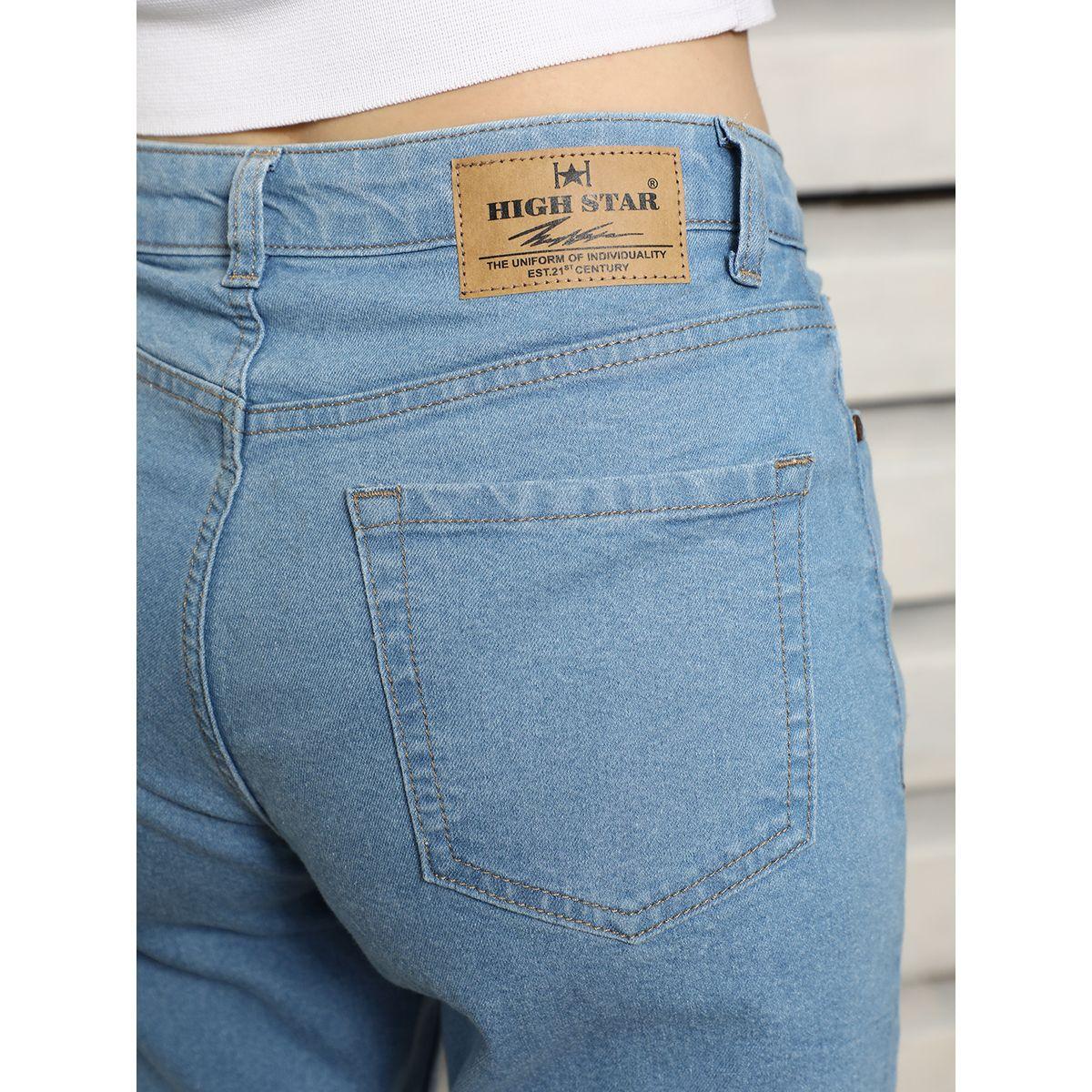 High Star X Styli  Slim Fit High Rise Clean Look Stretchable Jeans-women-clothing-bottoms-jeans-image-5