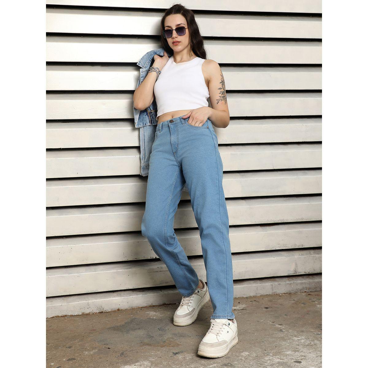 High Star X Styli  Slim Fit High Rise Clean Look Stretchable Jeans-women-clothing-bottoms-jeans-image-6