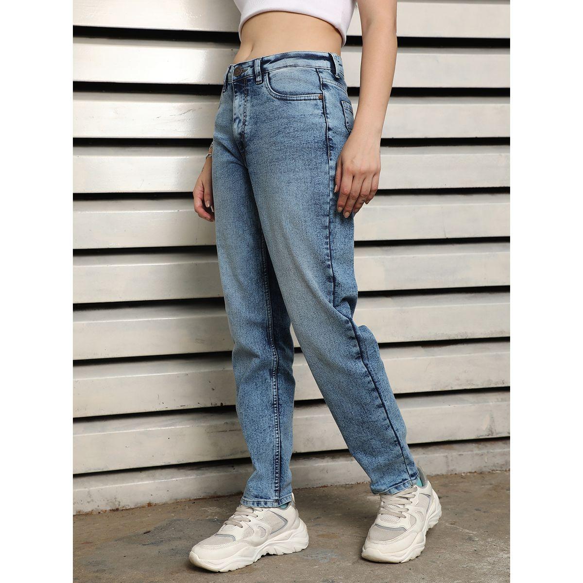 جينز بقصة سليم فت وخصر عالي هاي ستار × ستايلي-women-clothing-bottoms-jeans-image-2