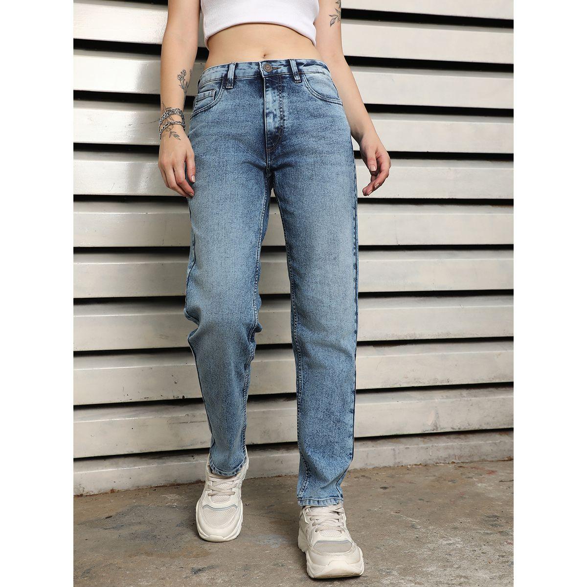 جينز بقصة سليم فت وخصر عالي هاي ستار × ستايلي-women-clothing-bottoms-jeans-image-7