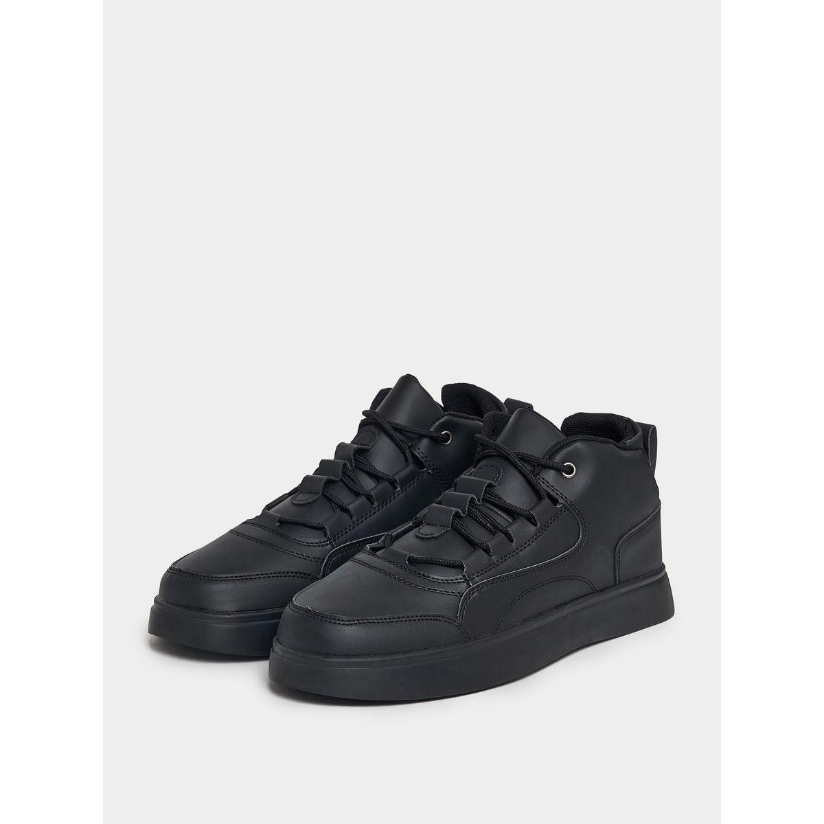 حذاء بنعل بلاتفورم ورباط غلق-men-shoes-sneakers-image-2
