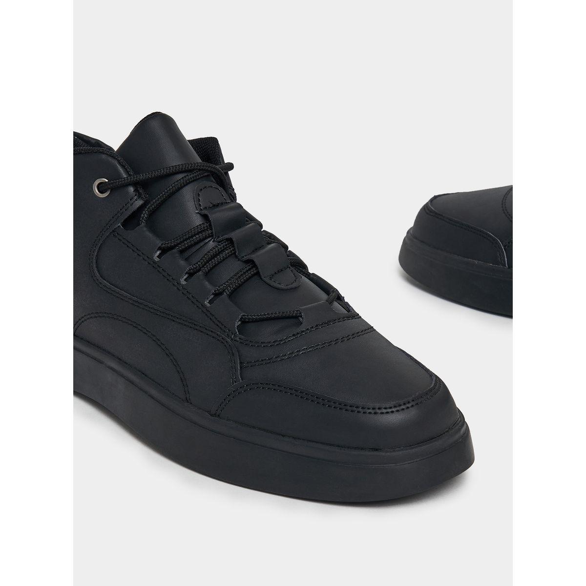 حذاء بنعل بلاتفورم ورباط غلق-men-shoes-sneakers-image-3