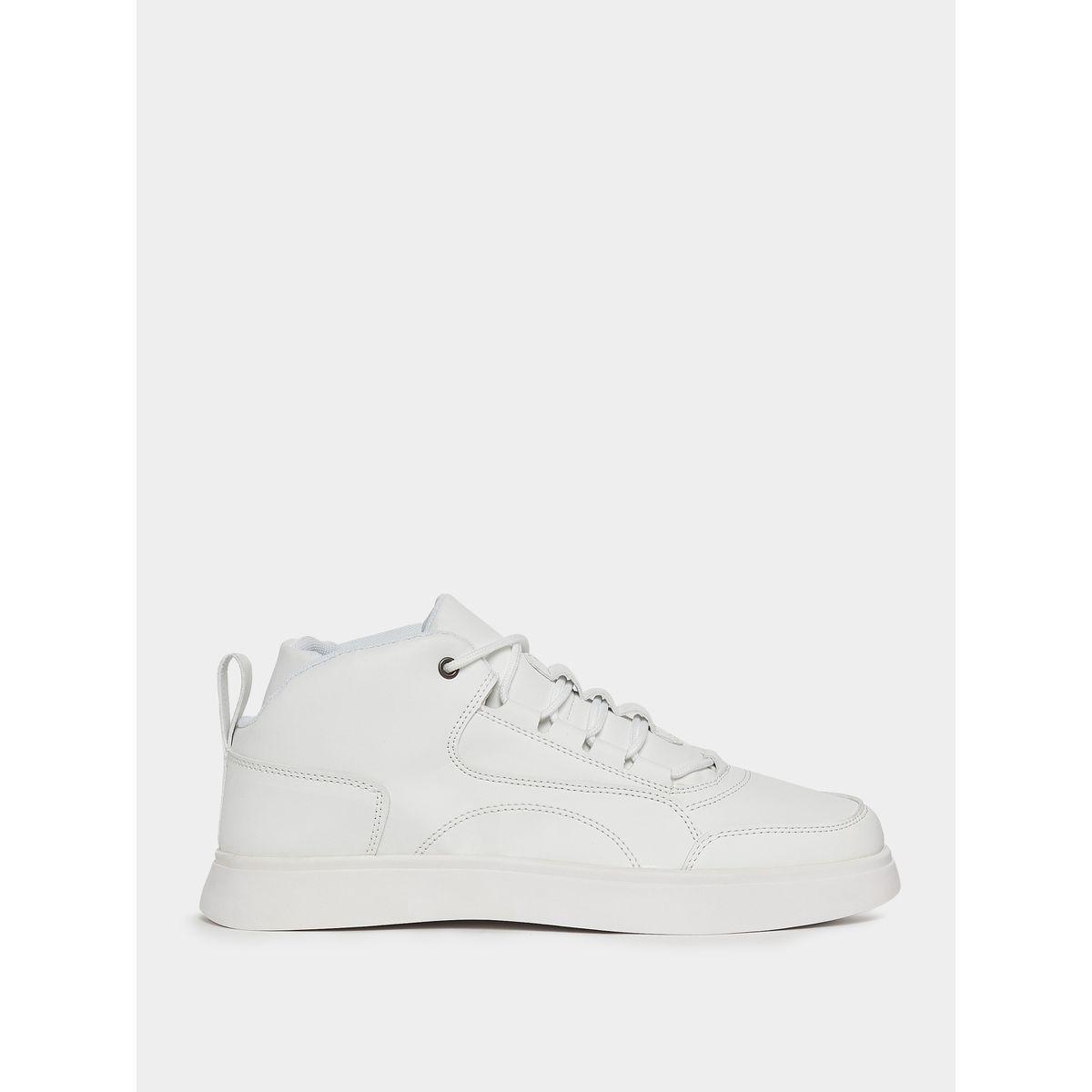 Styli Textured Lace Up Platform Sole Shoes-men-shoes-sneakers-image-1