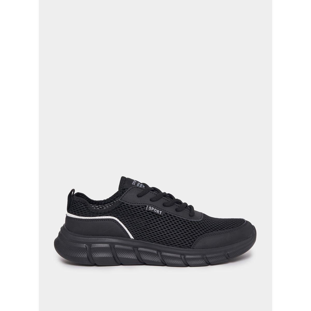 Styli Breathable Knitted Lace Up Sneakers-men-shoes-sneakers-image-1